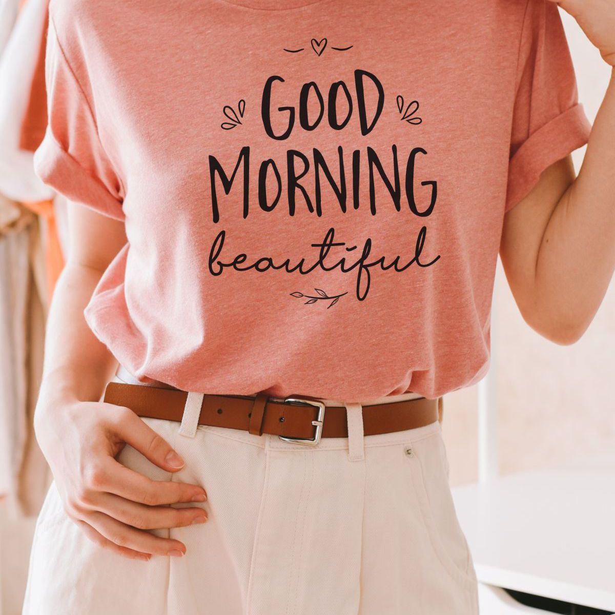 Good Morning Beautiful Women's T-Shirt Casual