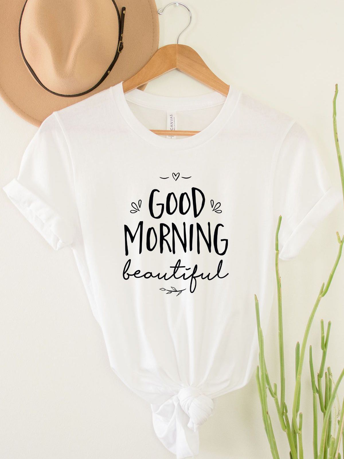 Good Morning Beautiful Women's T-Shirt Casual