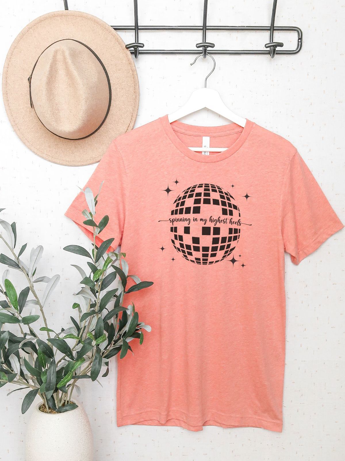Disco Ball Womens T-Shirt Casual Party