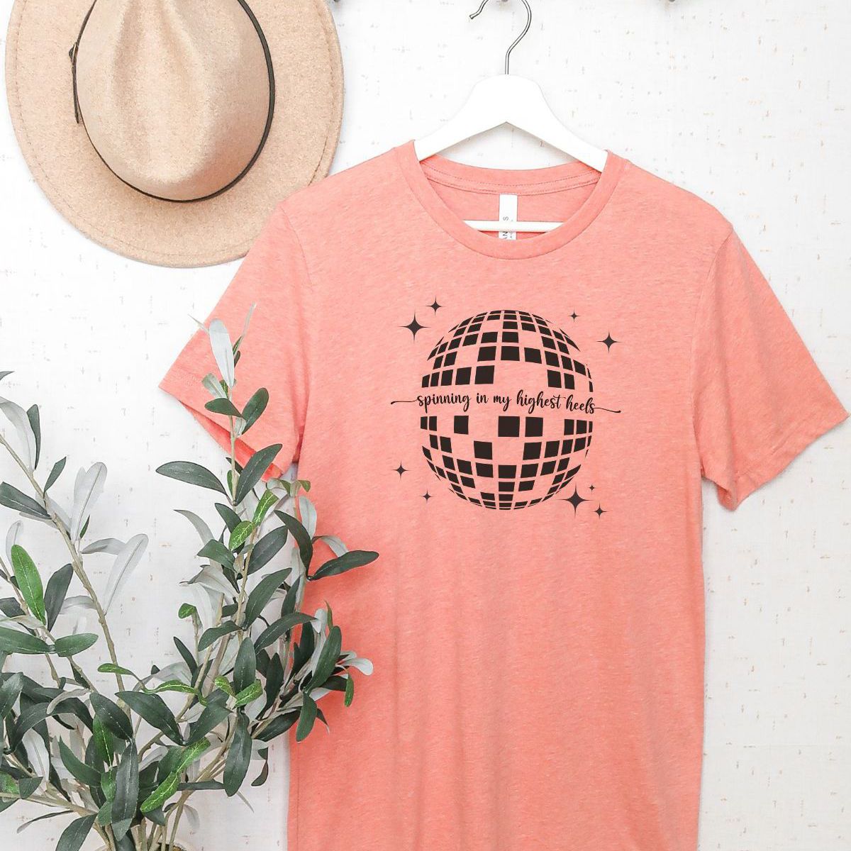 Disco Ball Womens T-Shirt Casual Party