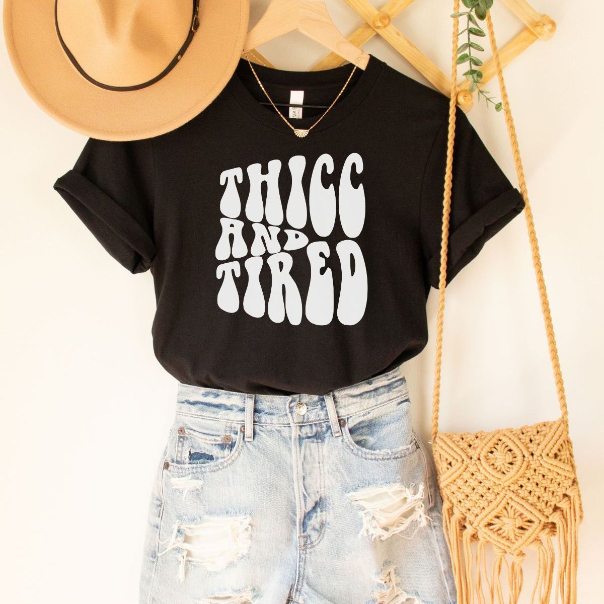 Thicc and Tired Graphic Tee