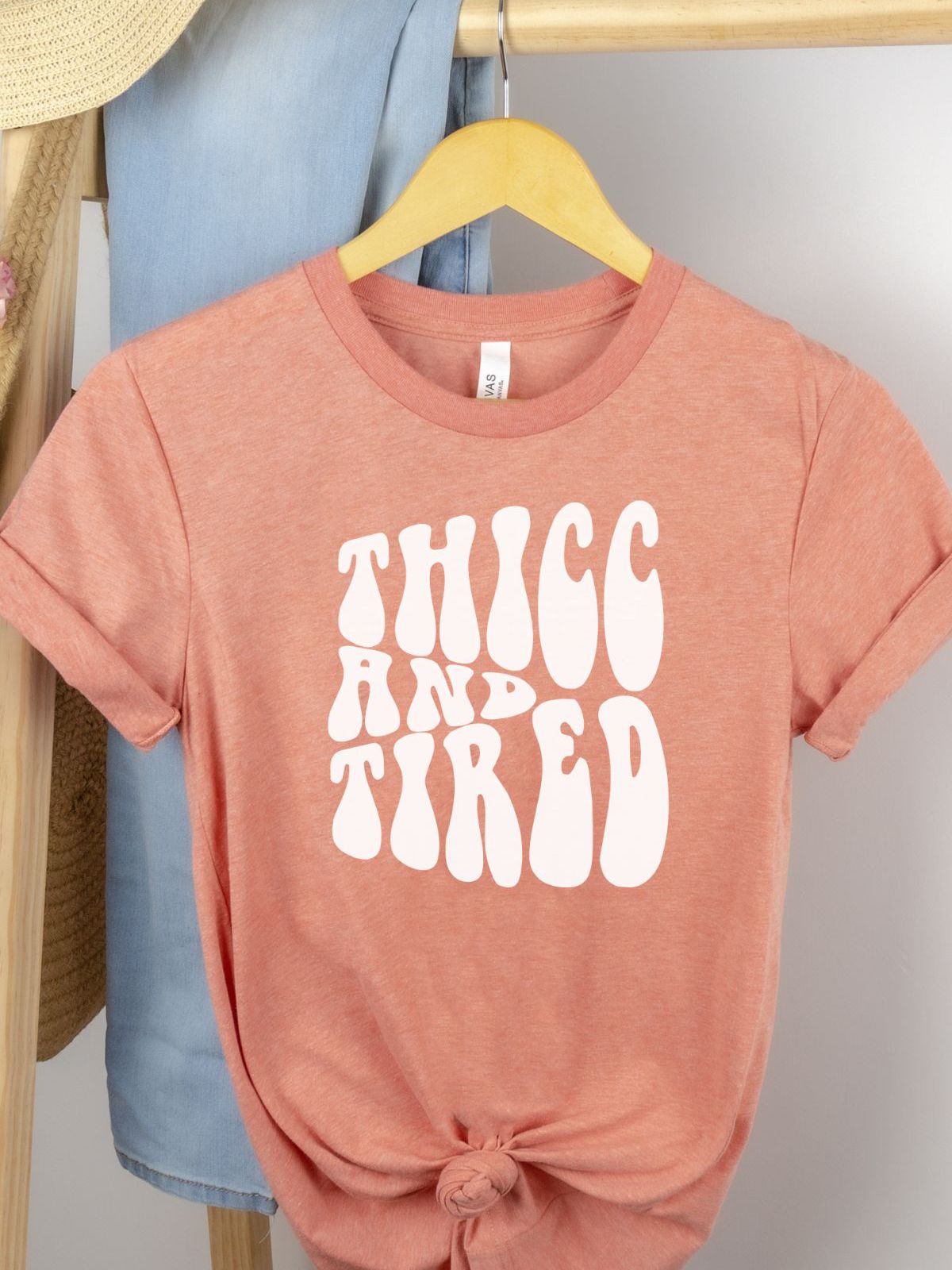 Thicc and Tired Graphic Tee