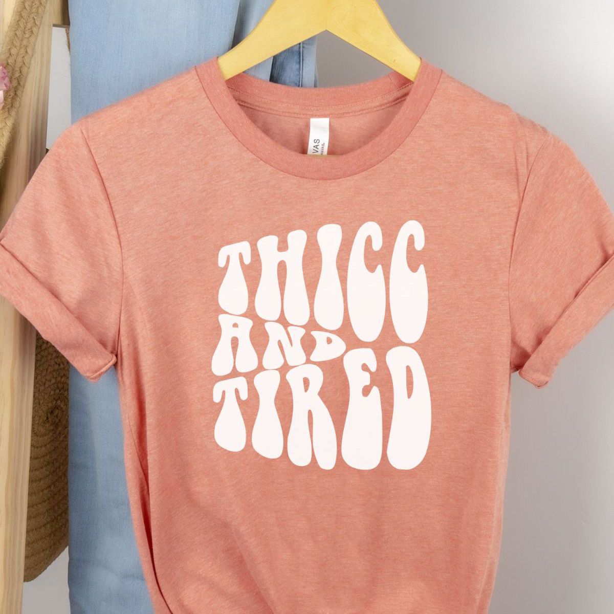Thicc and Tired Graphic Tee