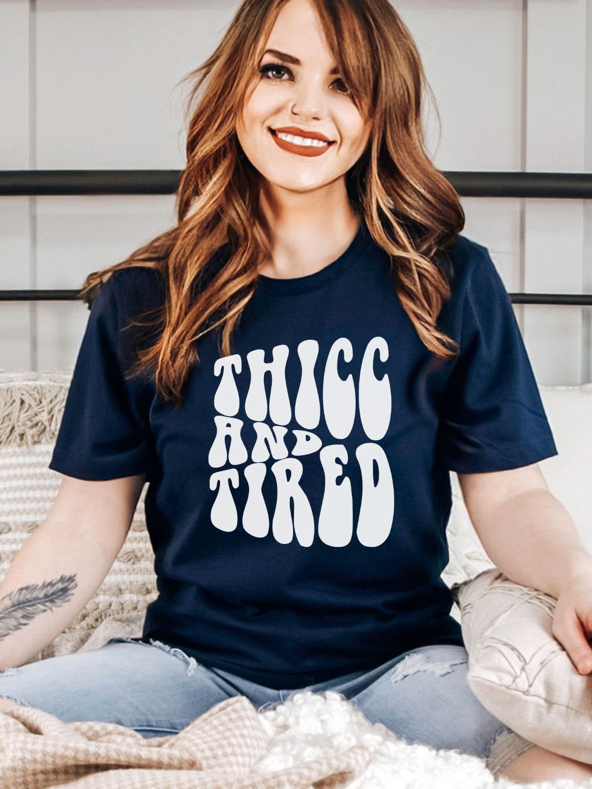 Thicc and Tired Graphic Tee