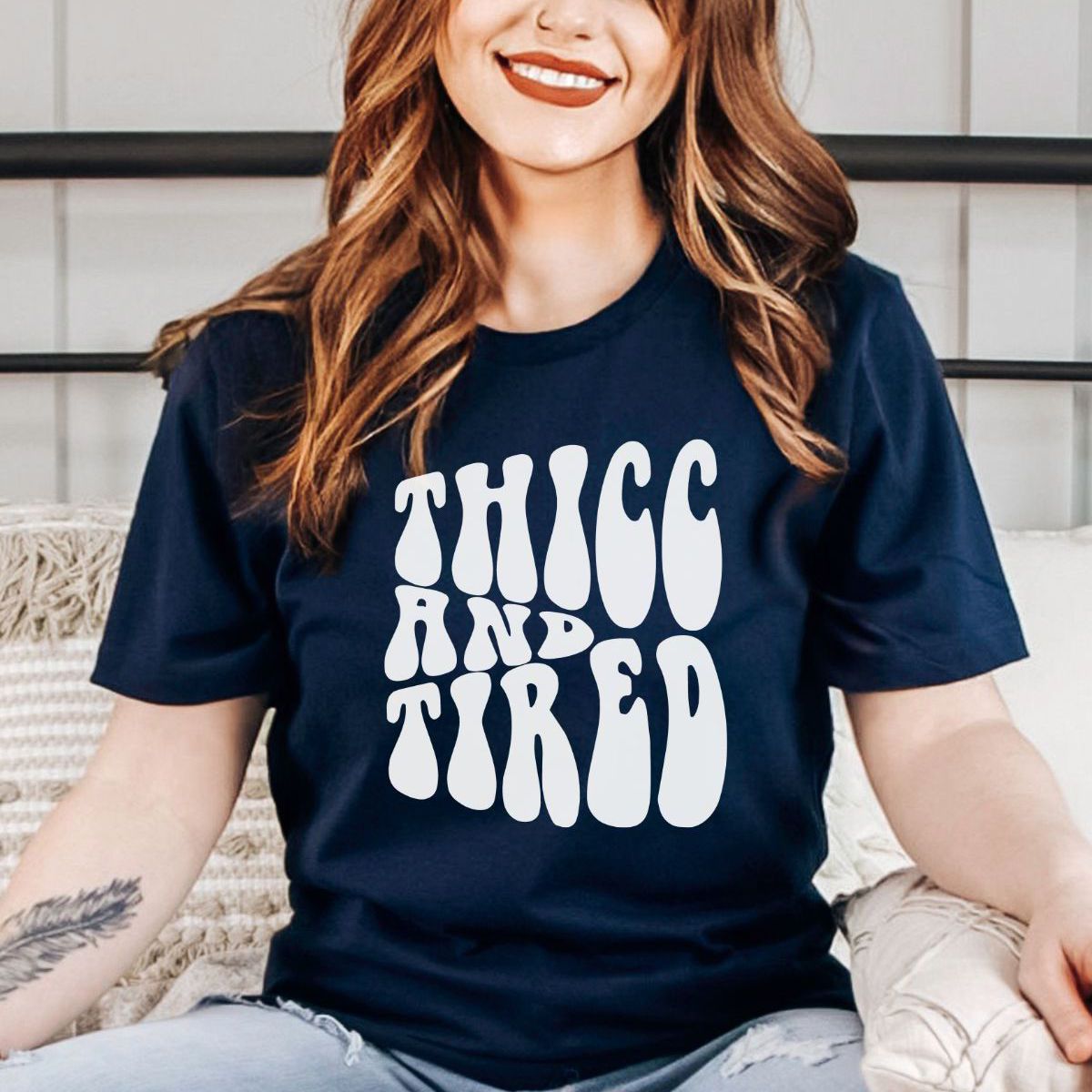 Thicc and Tired Graphic Tee
