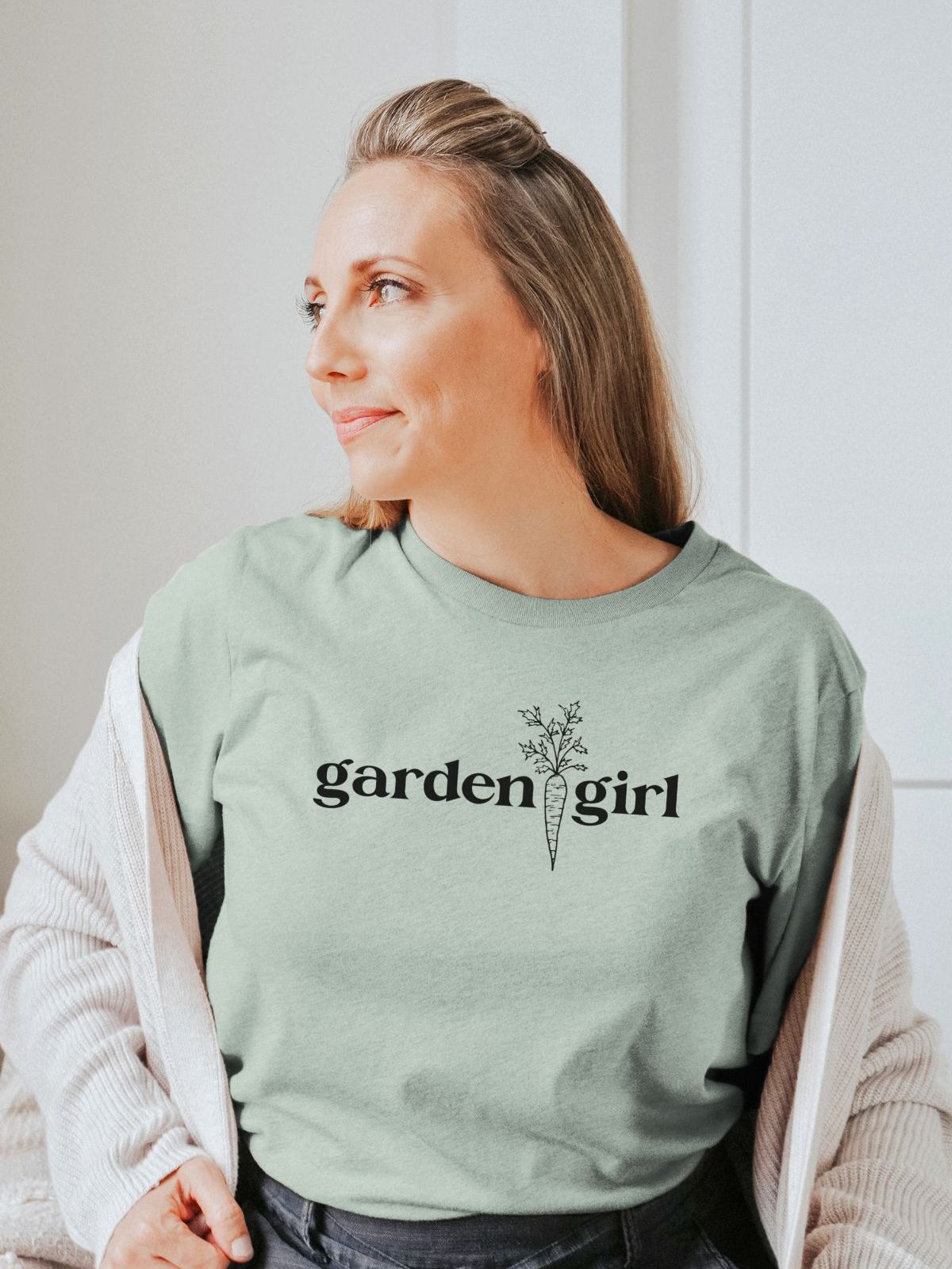 Garden Girl Womens Tee Casual