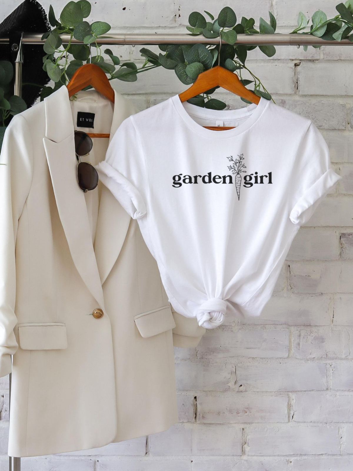 Garden Girl Womens Tee Casual