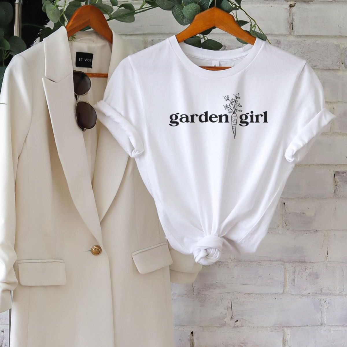 Garden Girl Womens Tee Casual