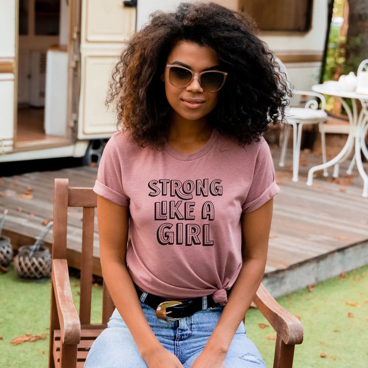 Strong Like a Girl Women's T-Shirt
