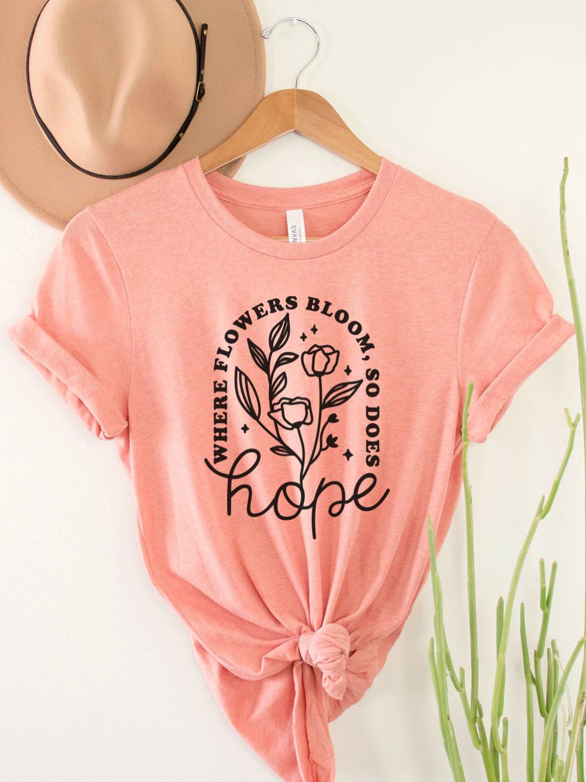 Hope Women's T-Shirt Spring Floral