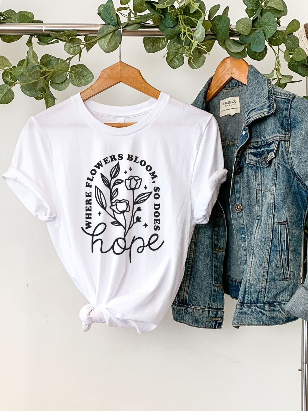 Hope Women's T-Shirt Spring Floral