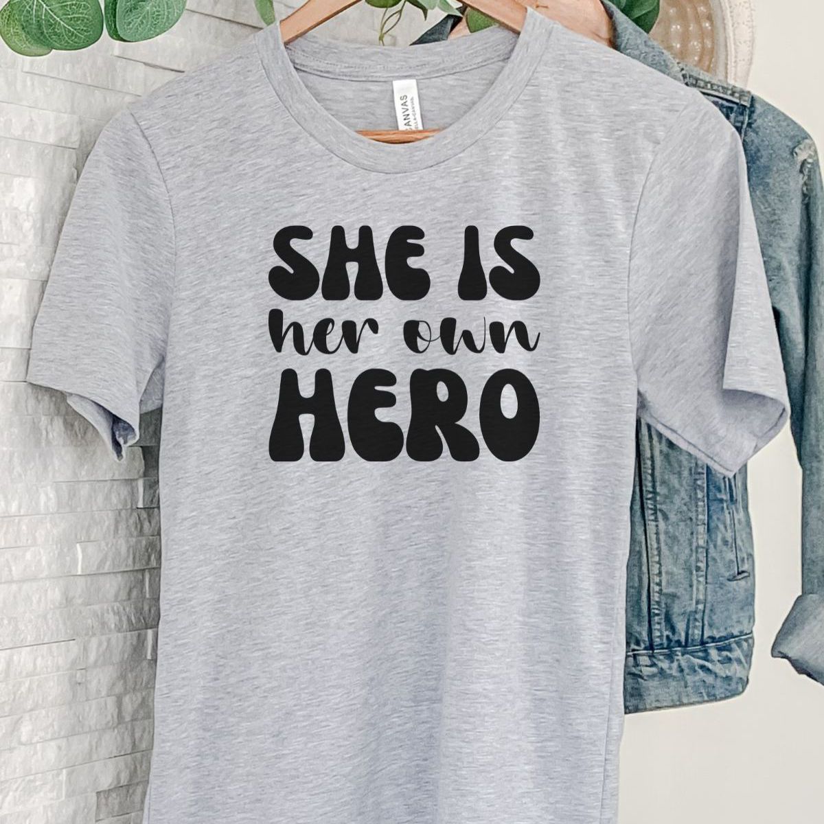 She Is Her Own Hero Shirt