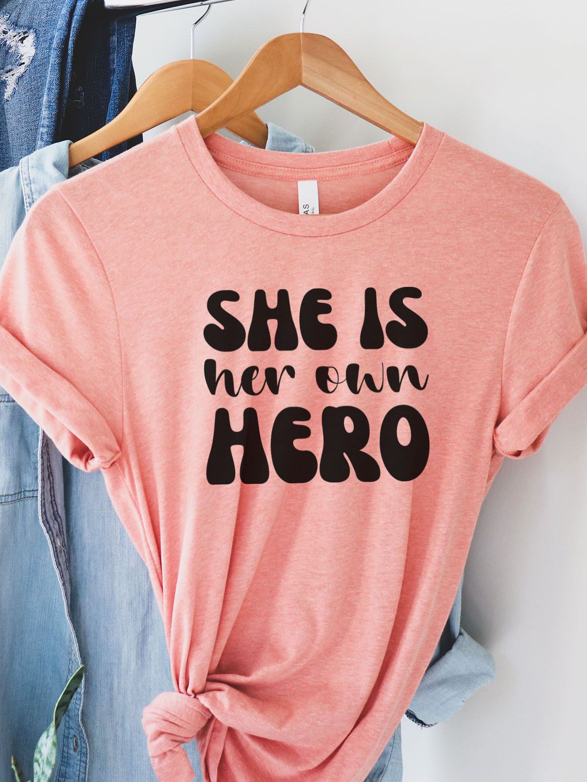 She Is Her Own Hero Shirt