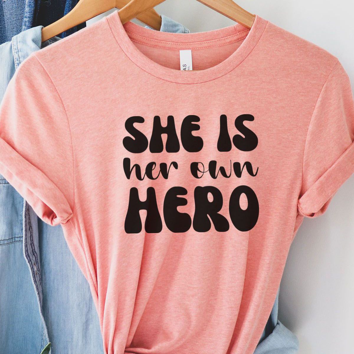 She Is Her Own Hero Shirt