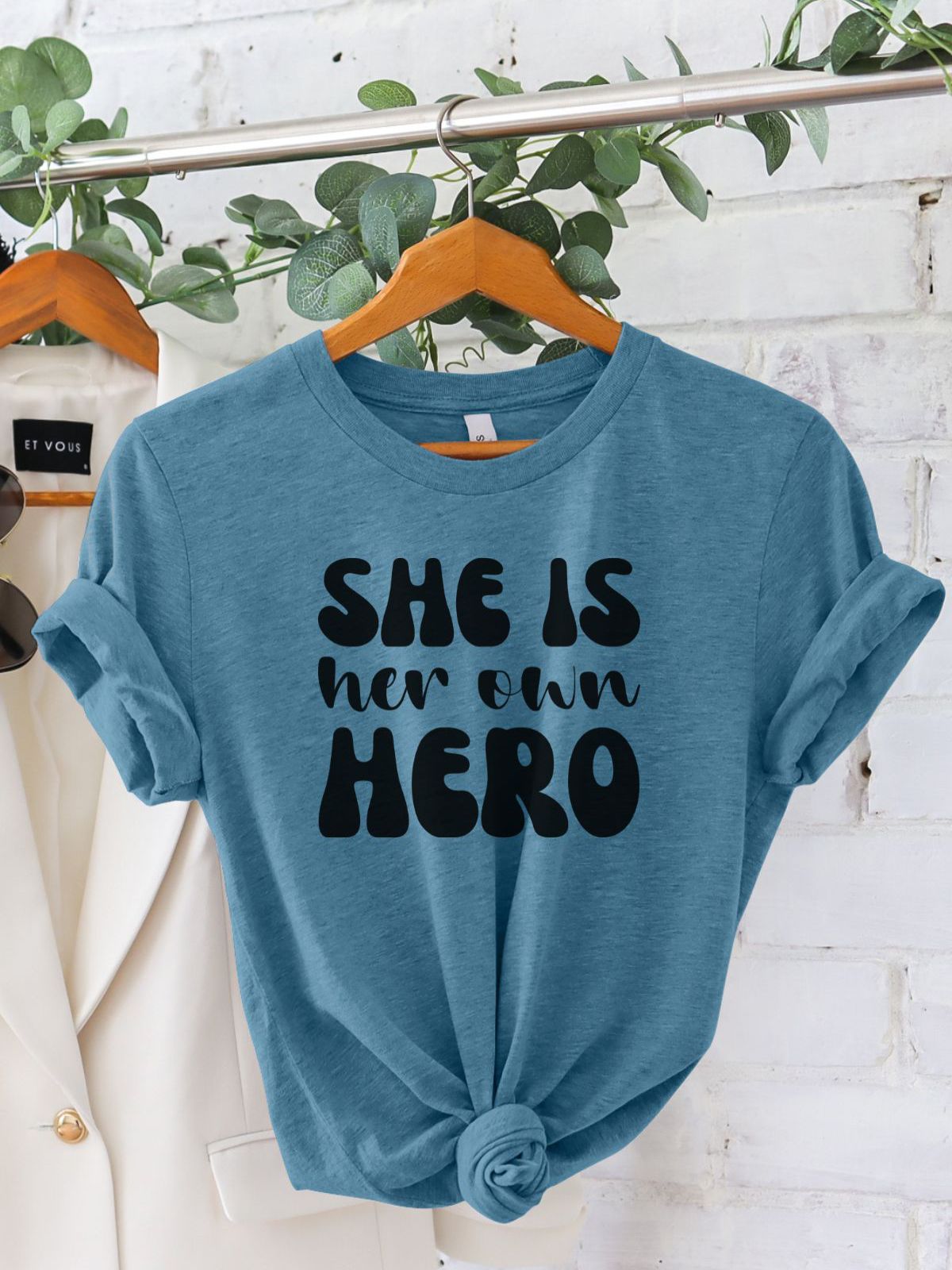 She Is Her Own Hero Shirt