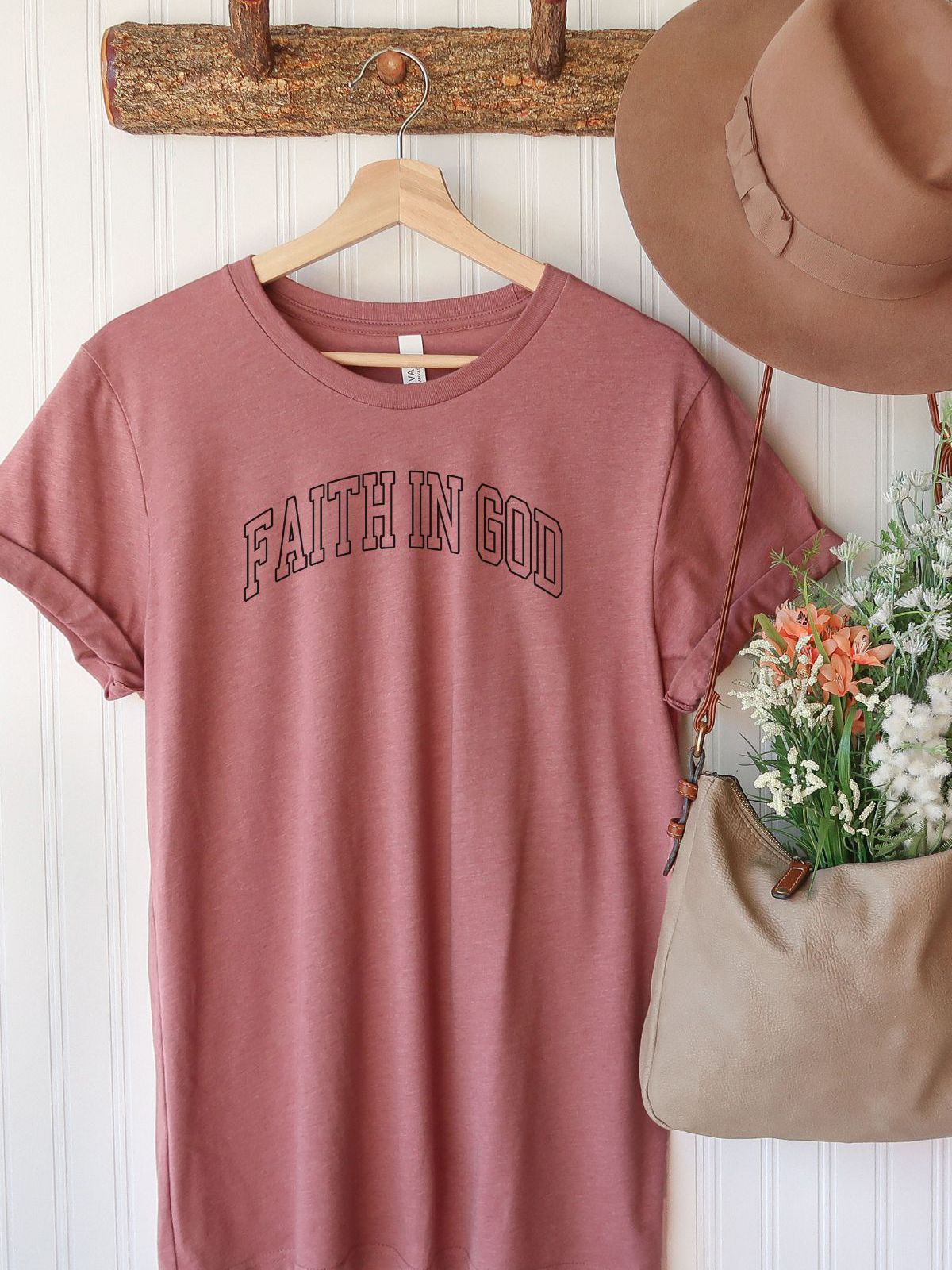 Faith In God Womens T-Shirt