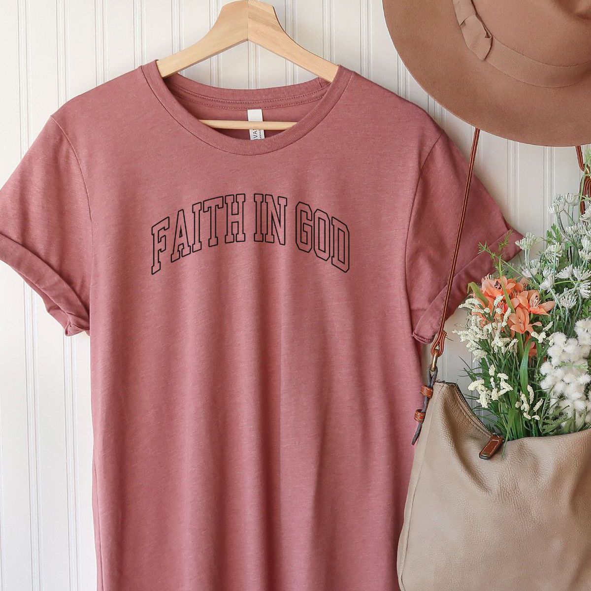 Faith In God Womens T-Shirt