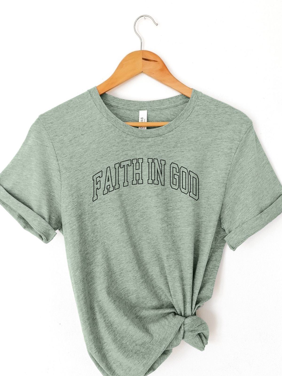 Faith In God Womens T-Shirt