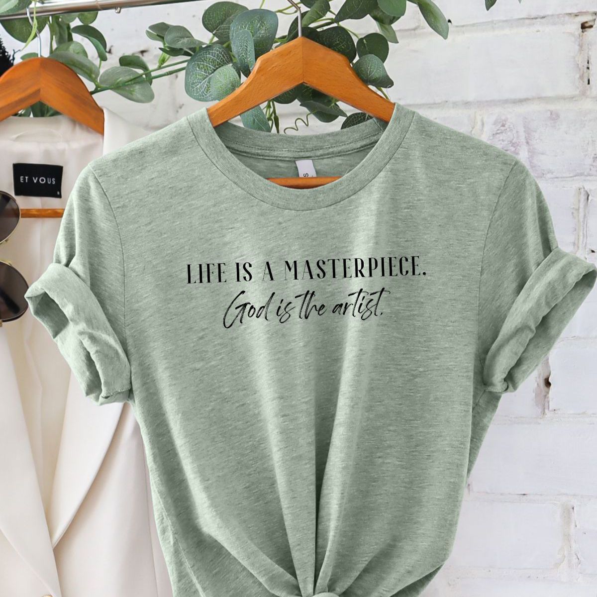 Life Is A Masterpiece Women's T-Shirt Inspirational