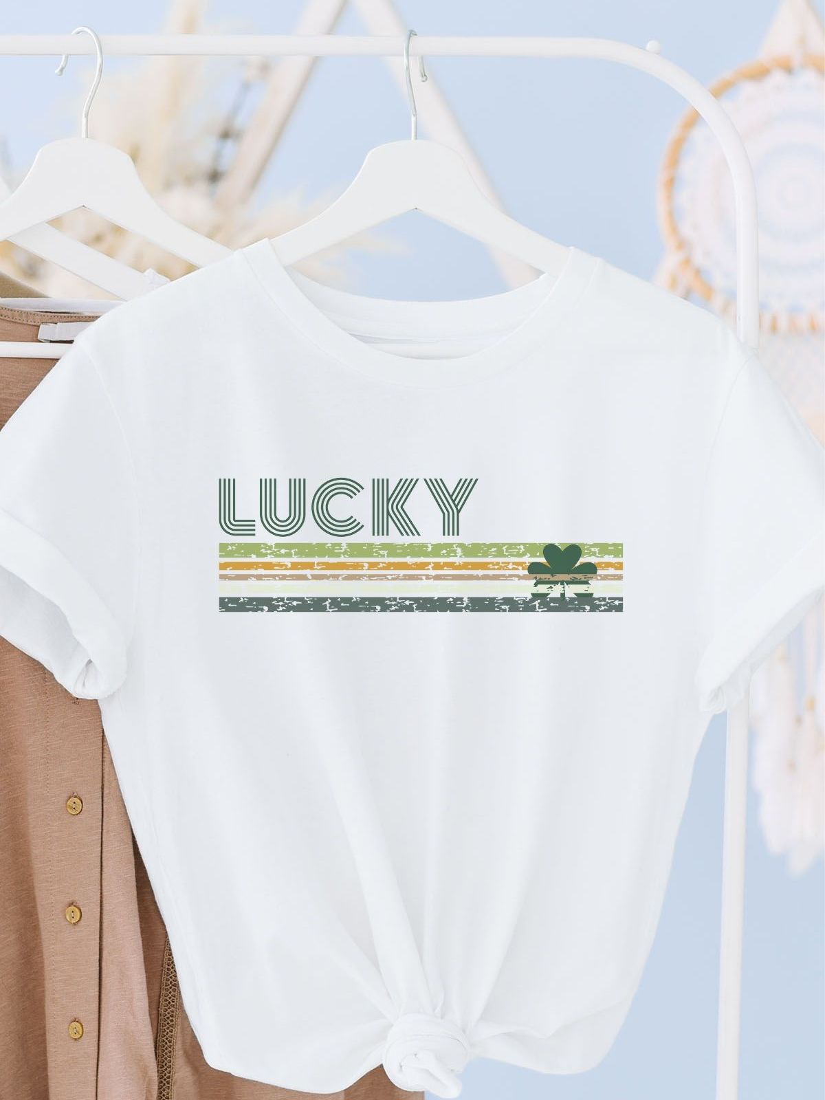 Lucky Womens T-Shirt St Patricks Day