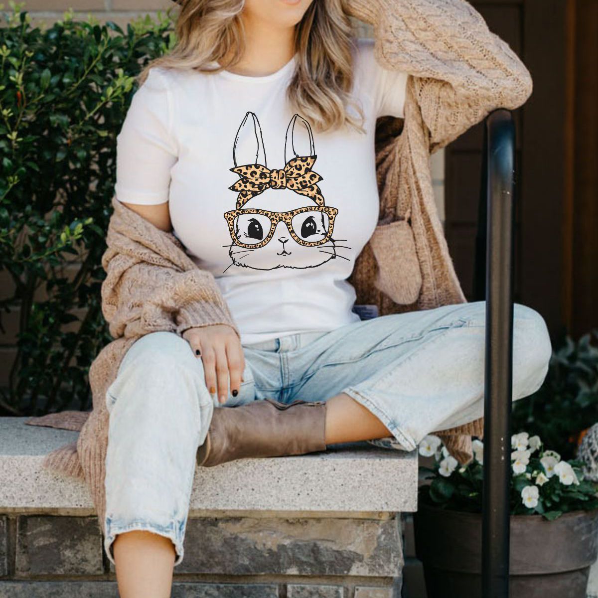 Bunny Womens T-Shirt Spring