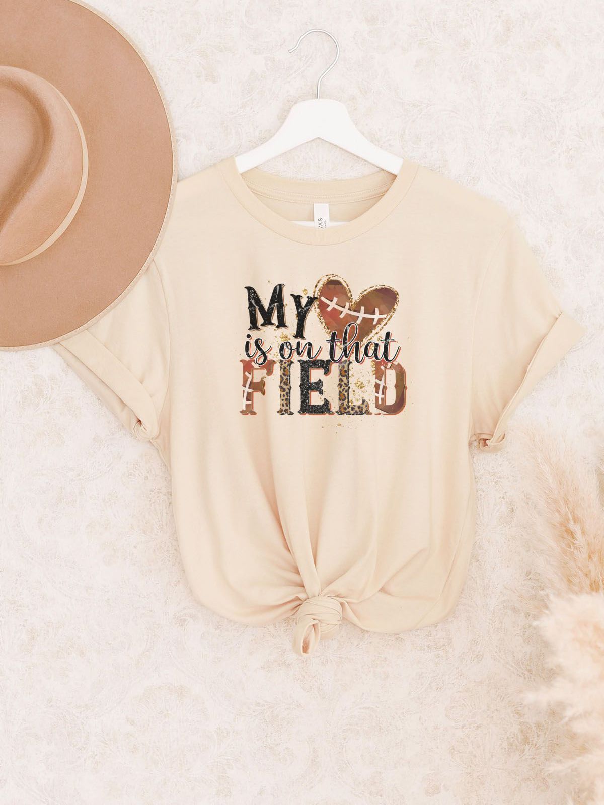 Football Mom Women's T-shirt Autumn