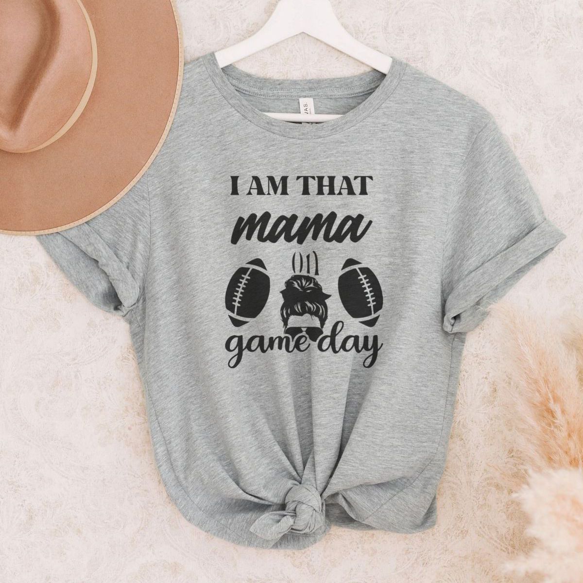 Game Day Mama Womens T-Shirt Casual