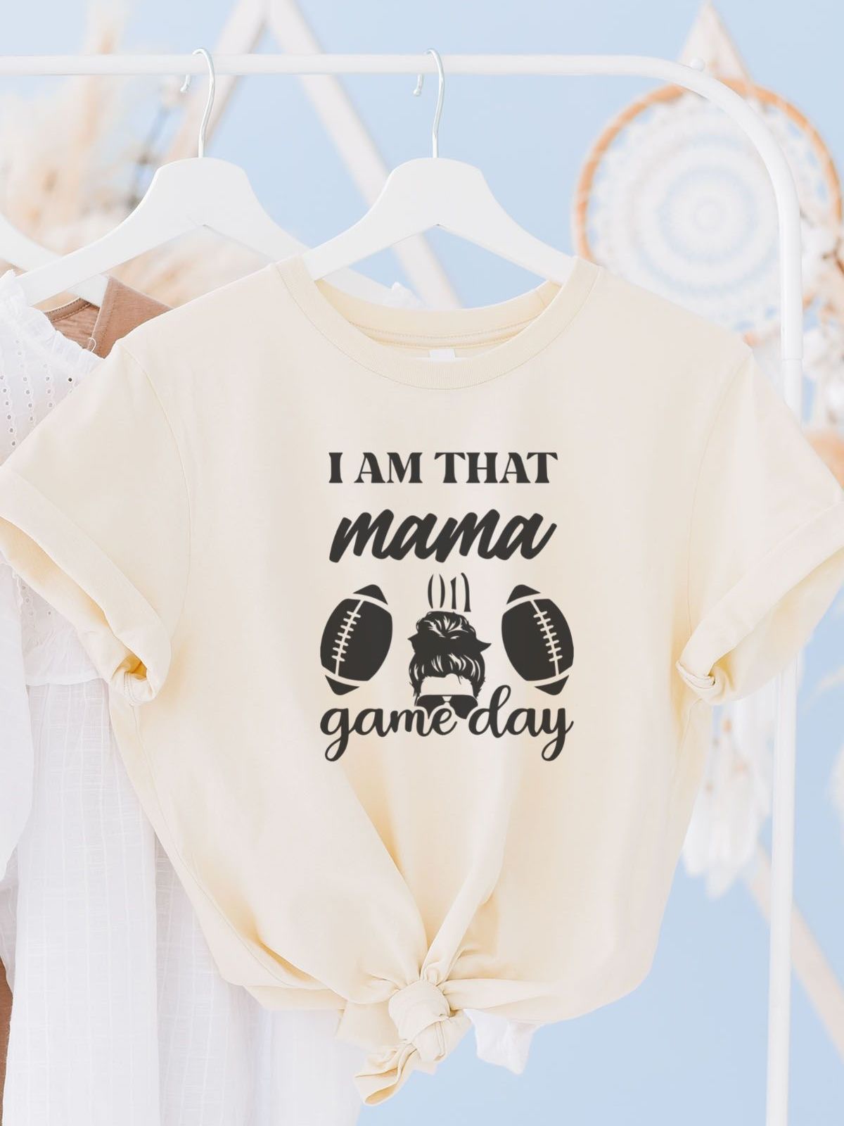 Game Day Mama Womens T-Shirt Casual