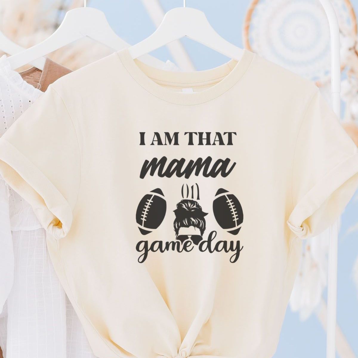 Game Day Mama Womens T-Shirt Casual