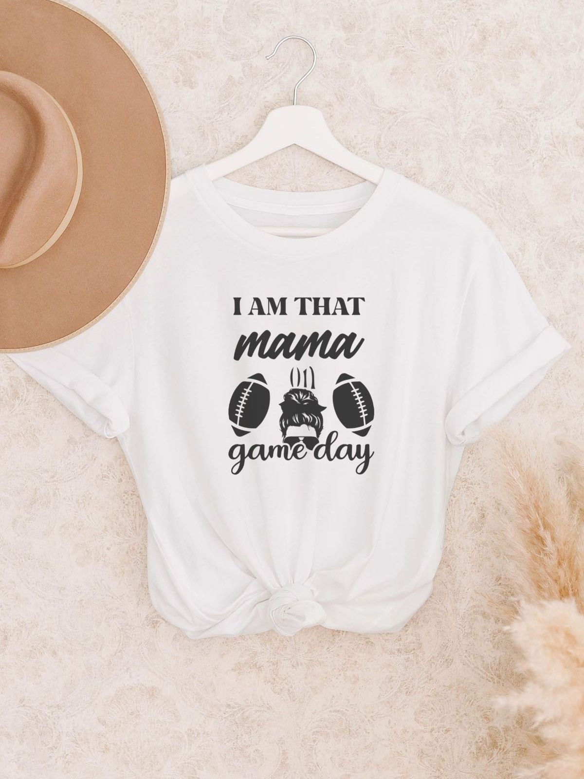 Game Day Mama Womens T-Shirt Casual
