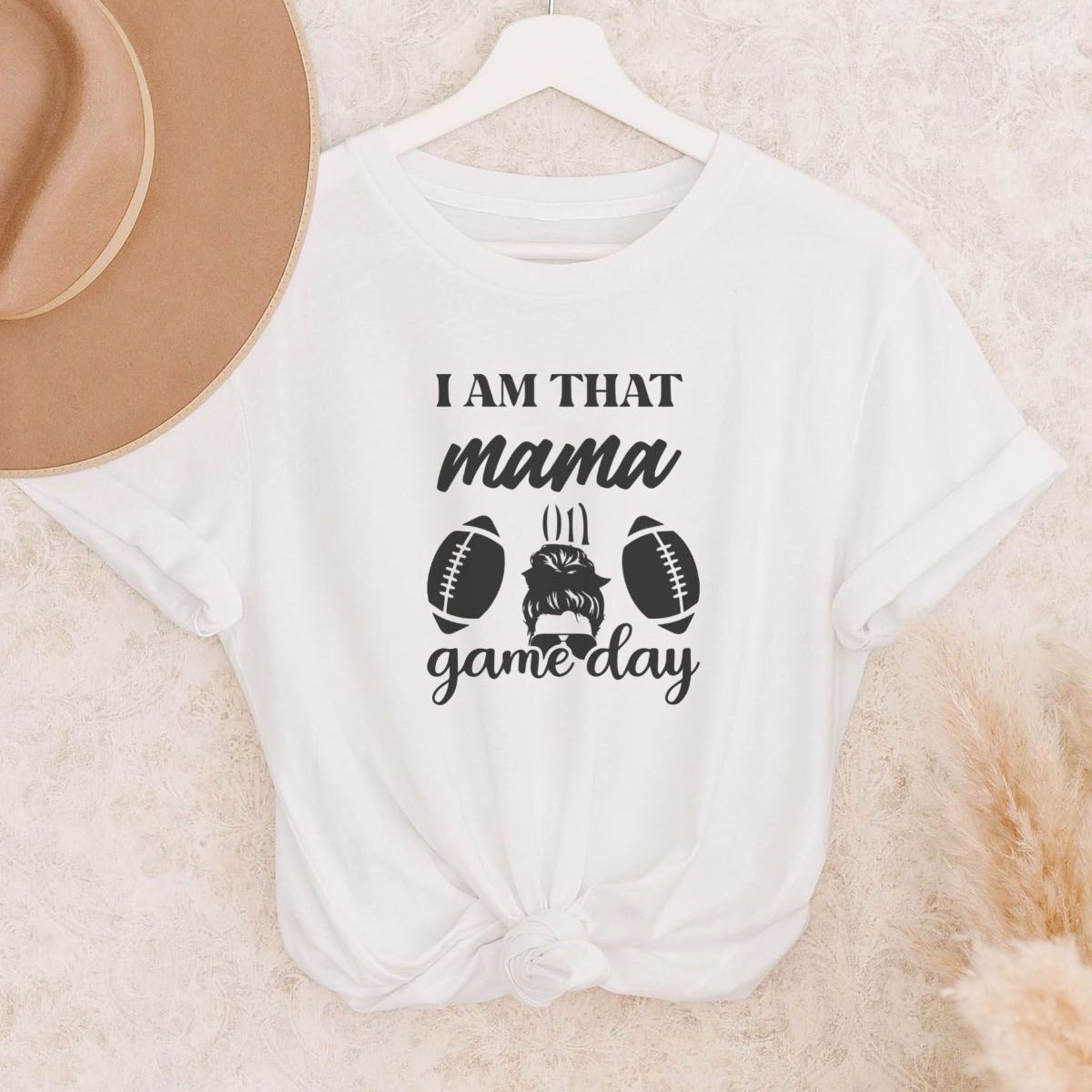 Game Day Mama Womens T-Shirt Casual