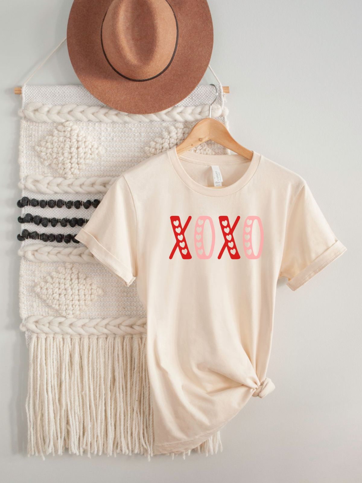 XOXO Womens T-Shirt Valentines Day