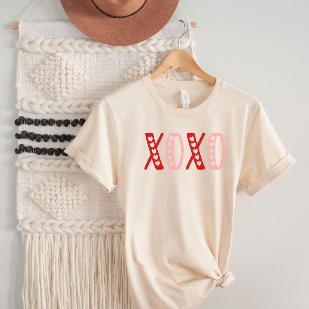 XOXO Womens T-Shirt Valentines Day