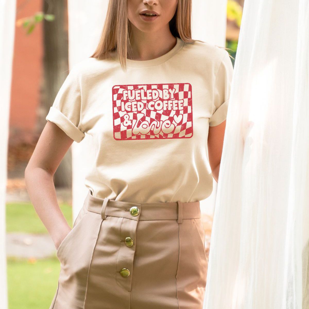 Iced Coffee Lover Unisex Tee Casual