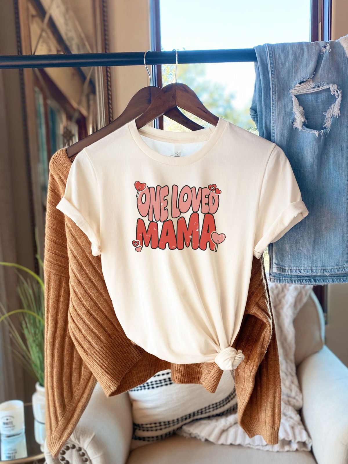 One Loved Mama Women's Tee Valentine's Day