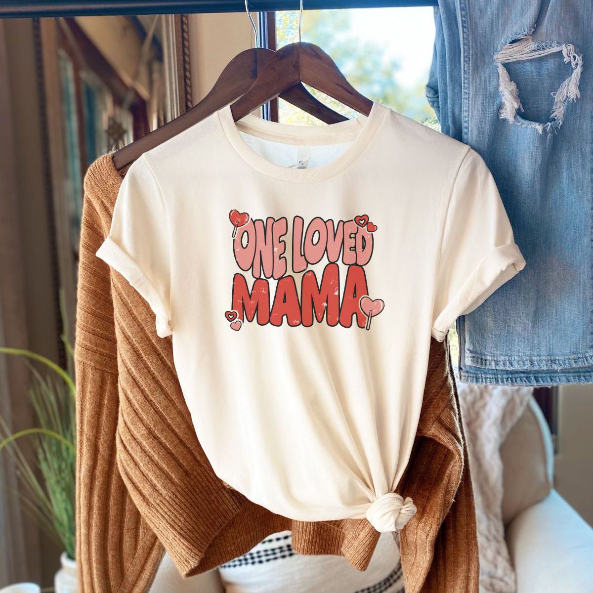 One Loved Mama Women's Tee Valentine's Day