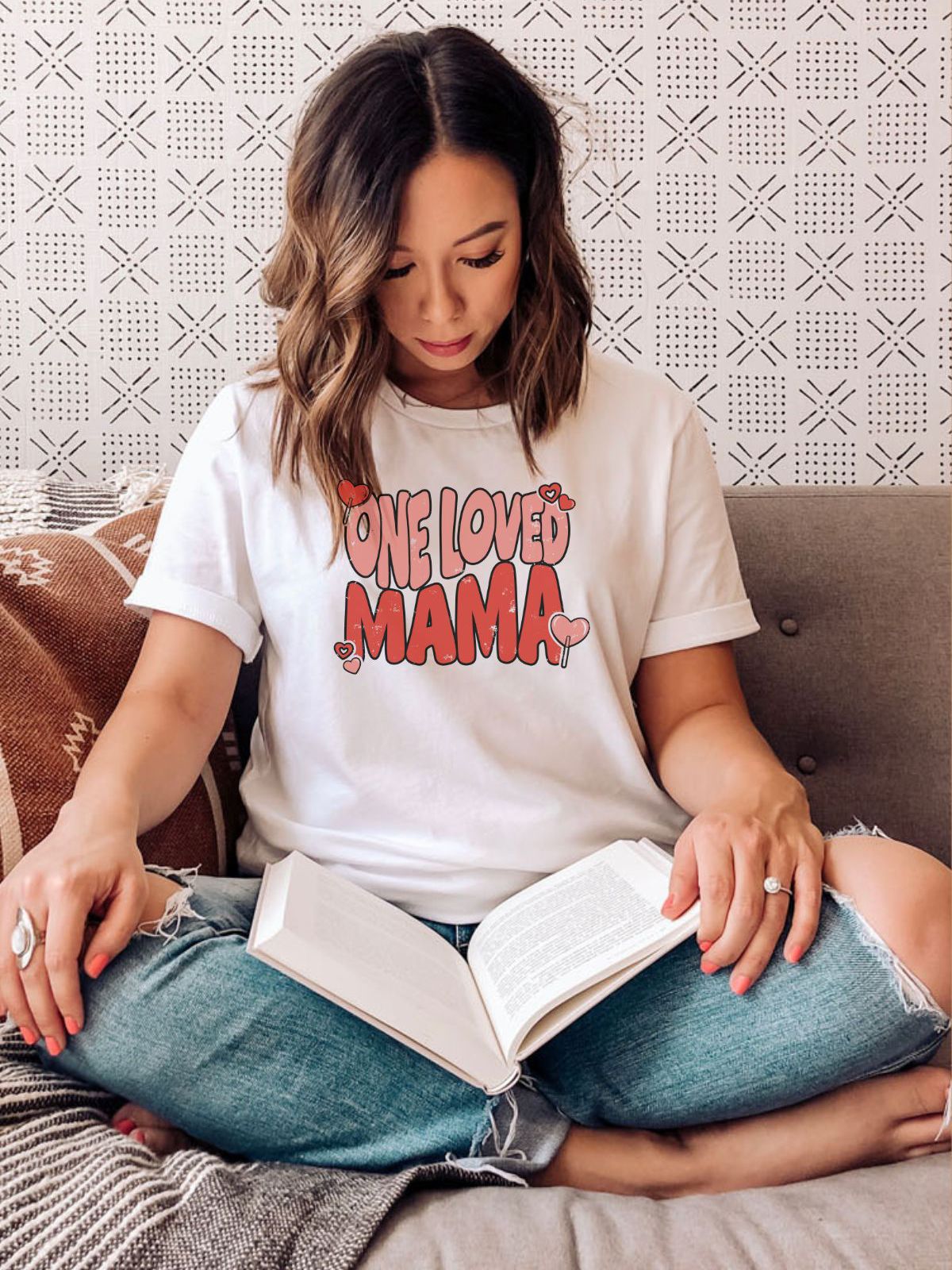 One Loved Mama Women's Tee Valentine's Day