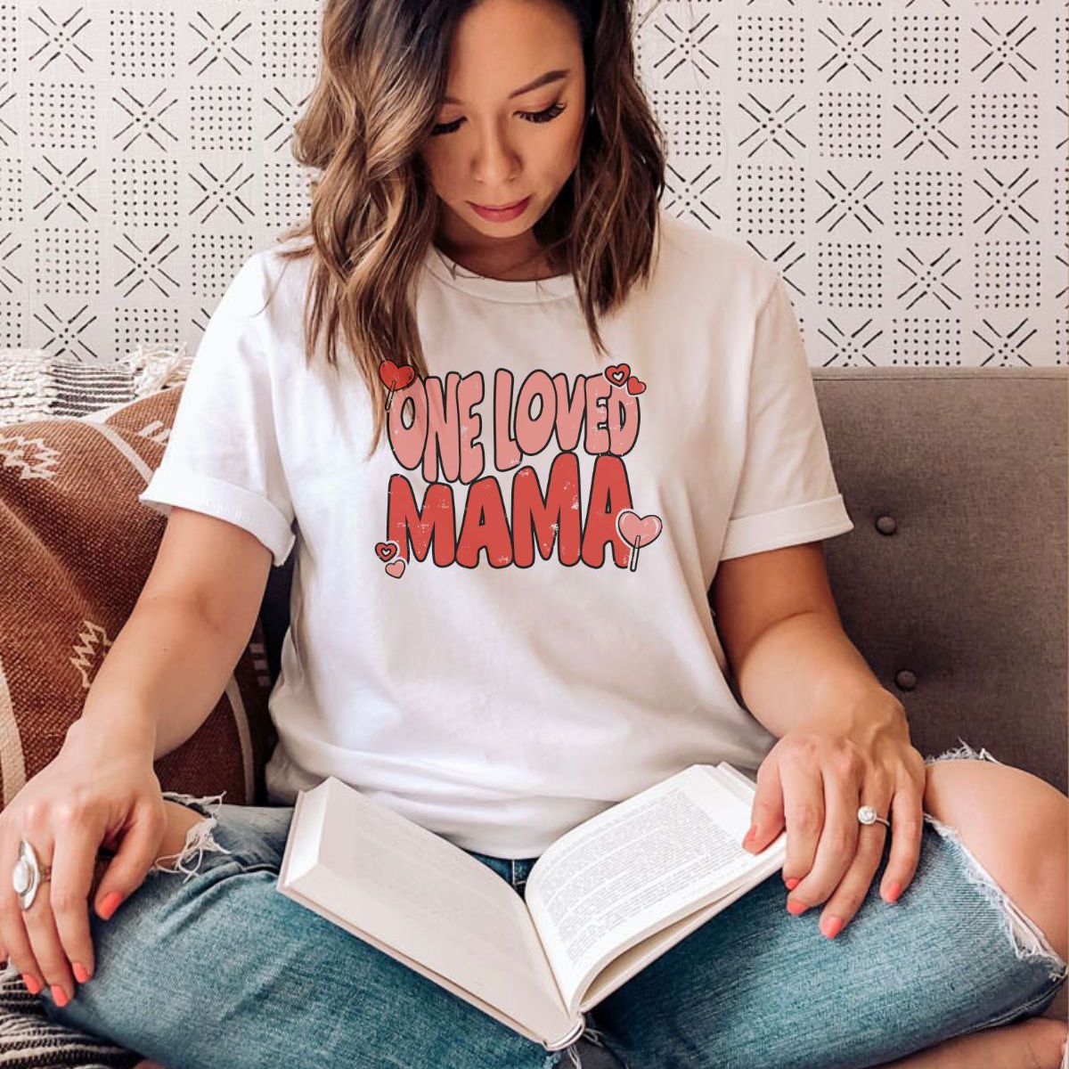 One Loved Mama Women's Tee Valentine's Day