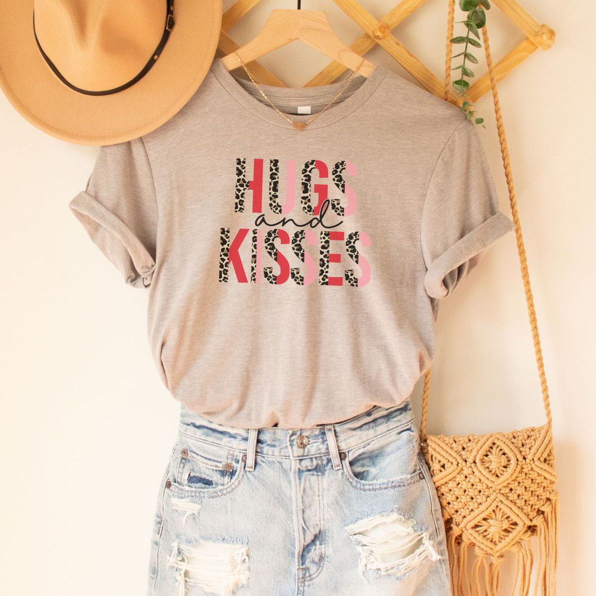 Hugs and Kisses Womens Tee Casual