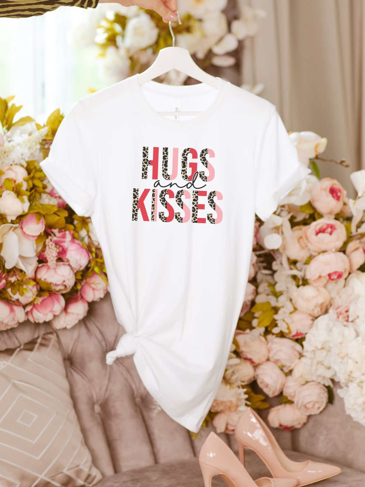 Hugs and Kisses Womens Tee Casual