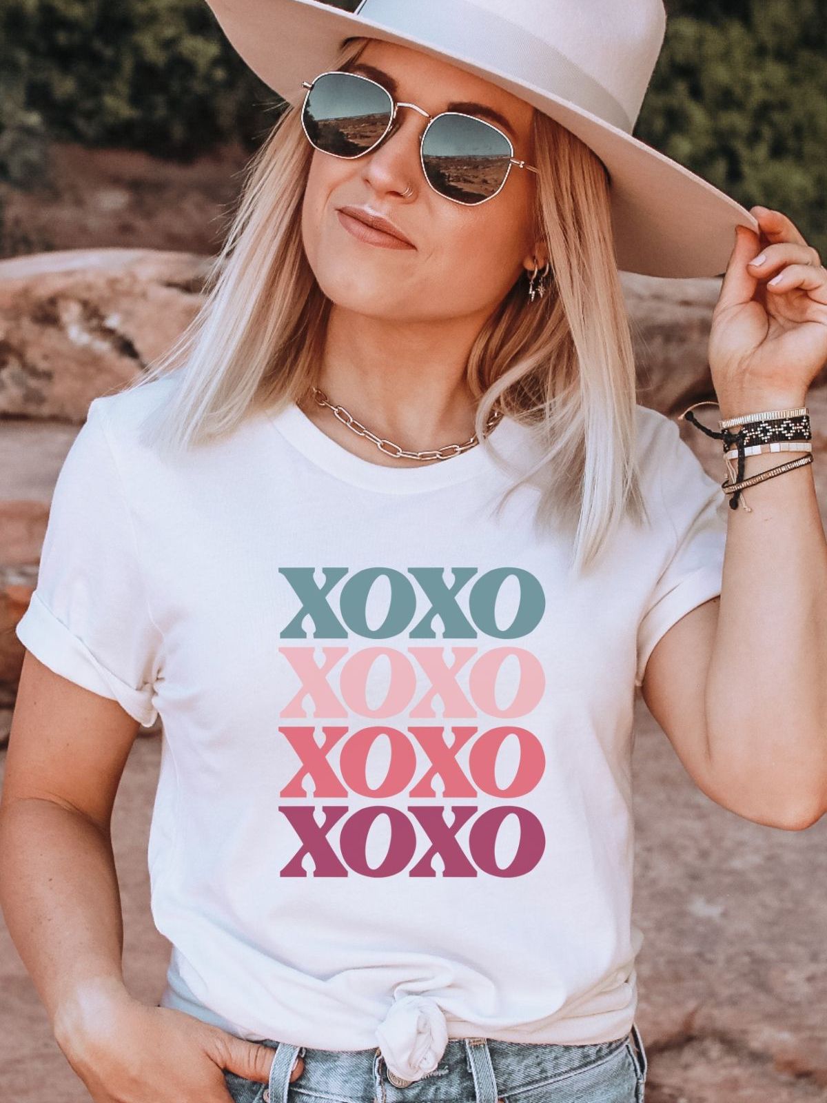XOXO Womens Tee Valentines Day