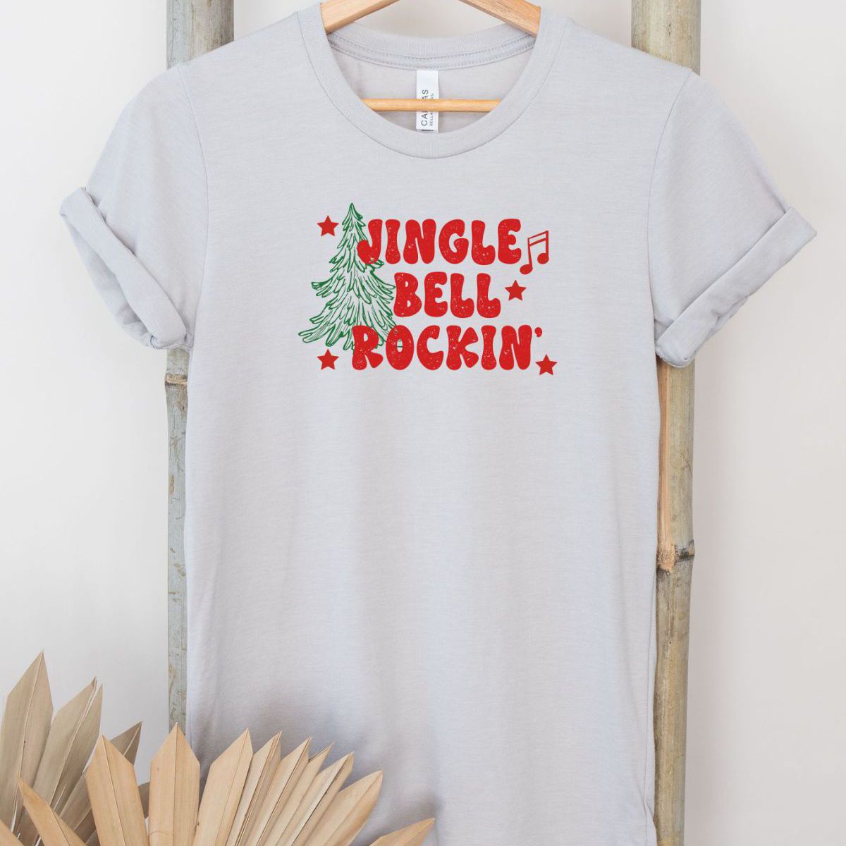 Jingle Bell Rockin Womens T-Shirt Christmas