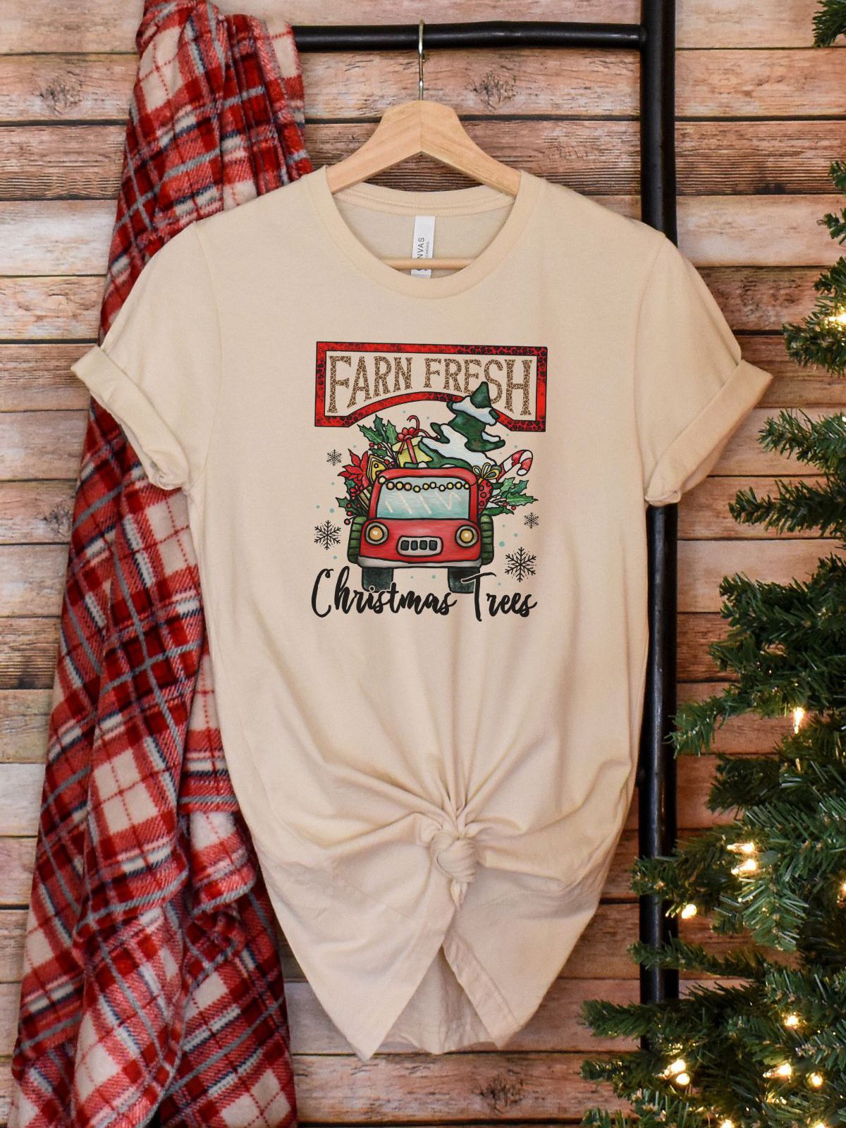 Farm Fresh Christmas Unisex T-Shirt