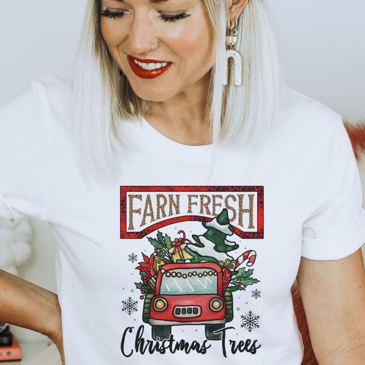 Farm Fresh Christmas Unisex T-Shirt