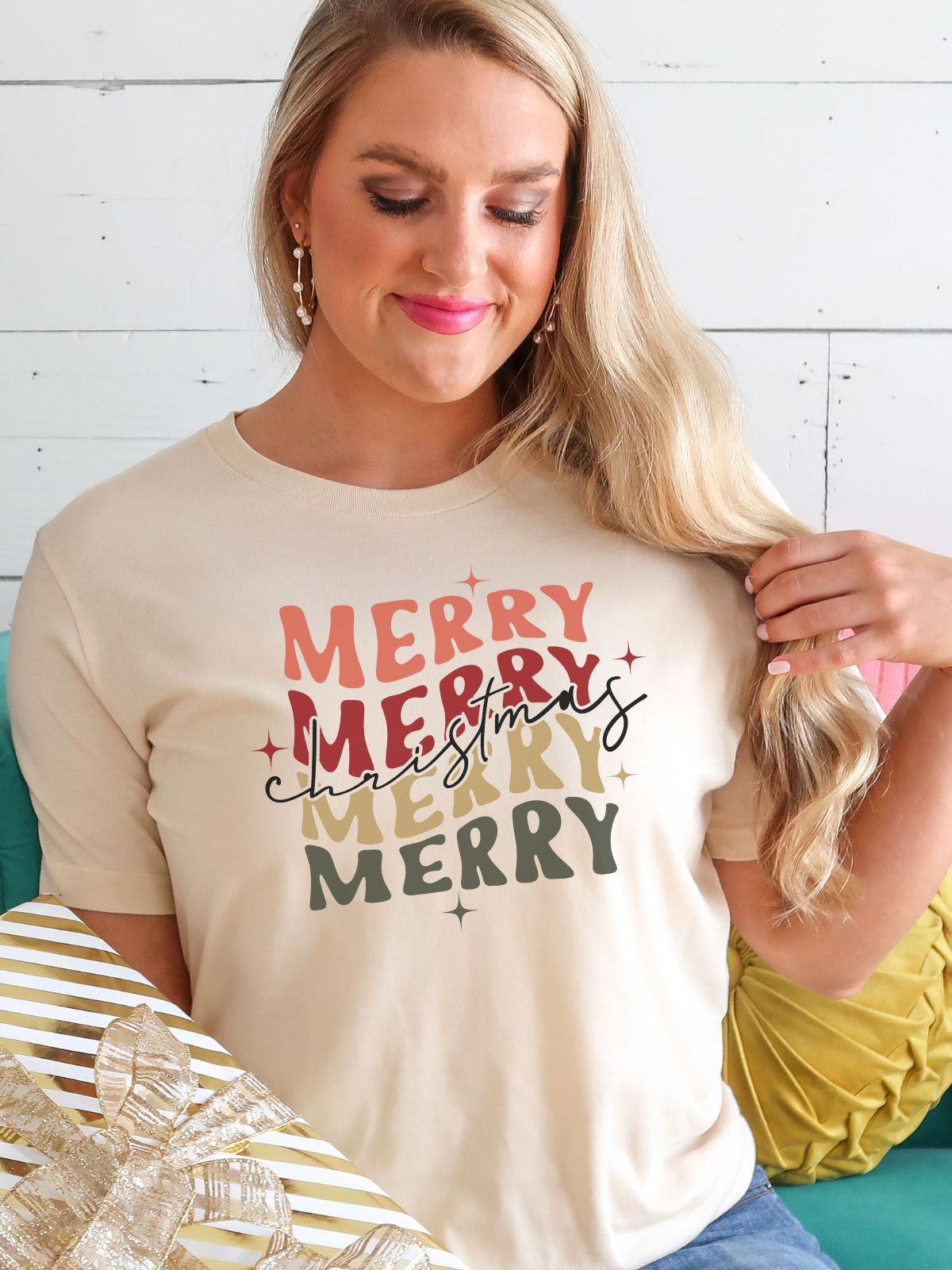 Merry Christmas Womens T-Shirt