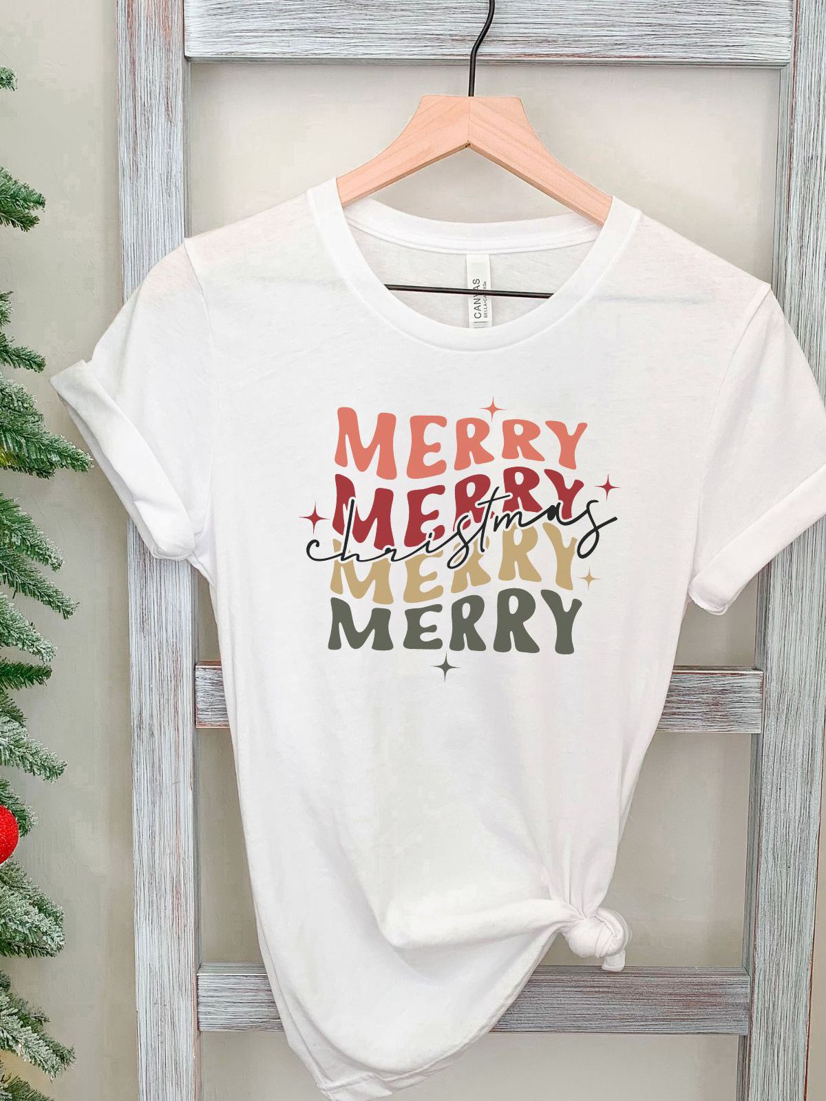Merry Christmas Womens T-Shirt