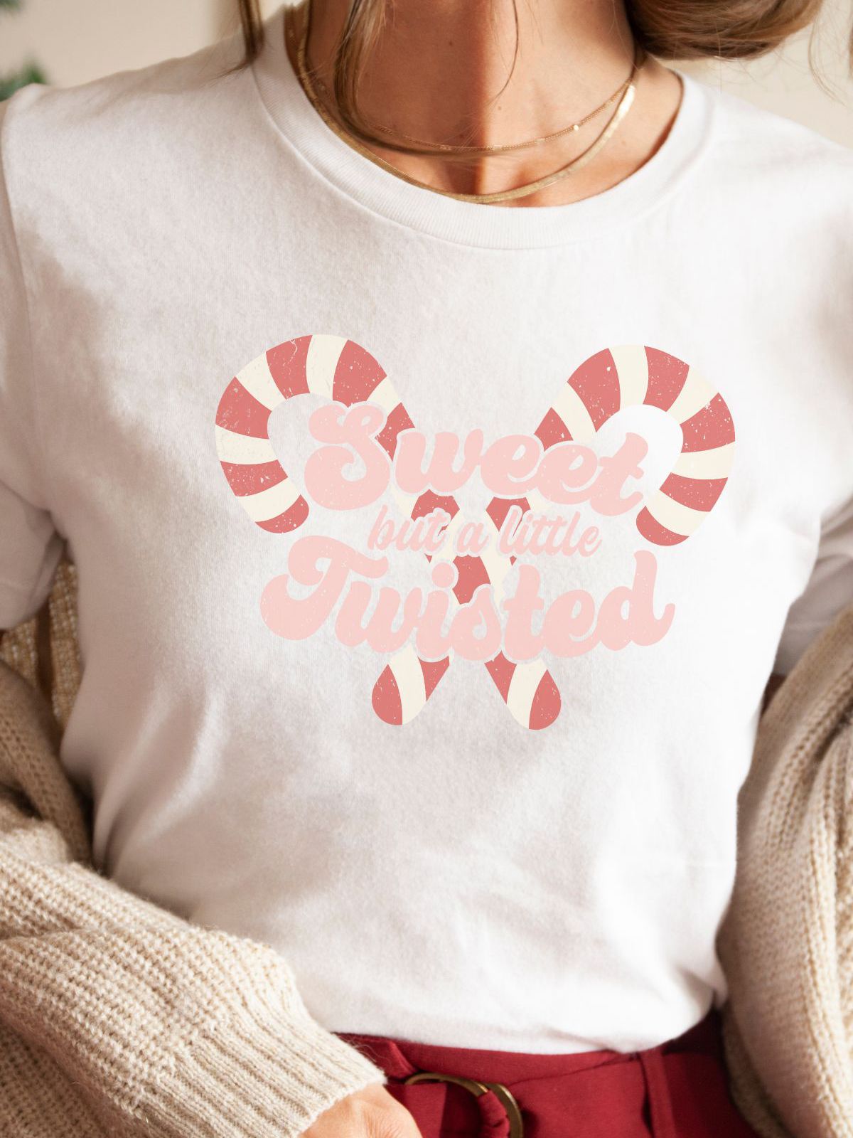 Sweet Twisted Women Tee Christmas