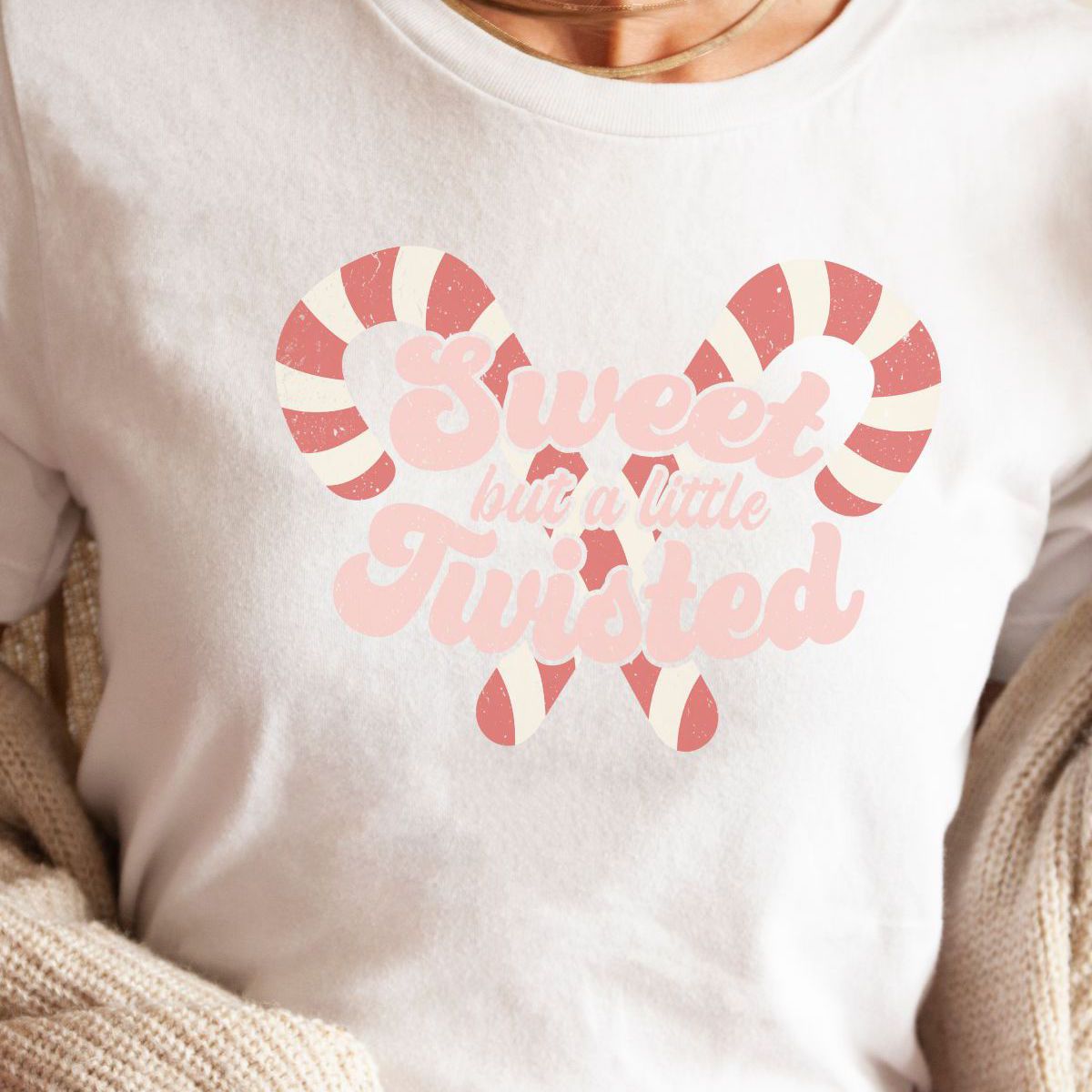 Sweet Twisted Women Tee Christmas