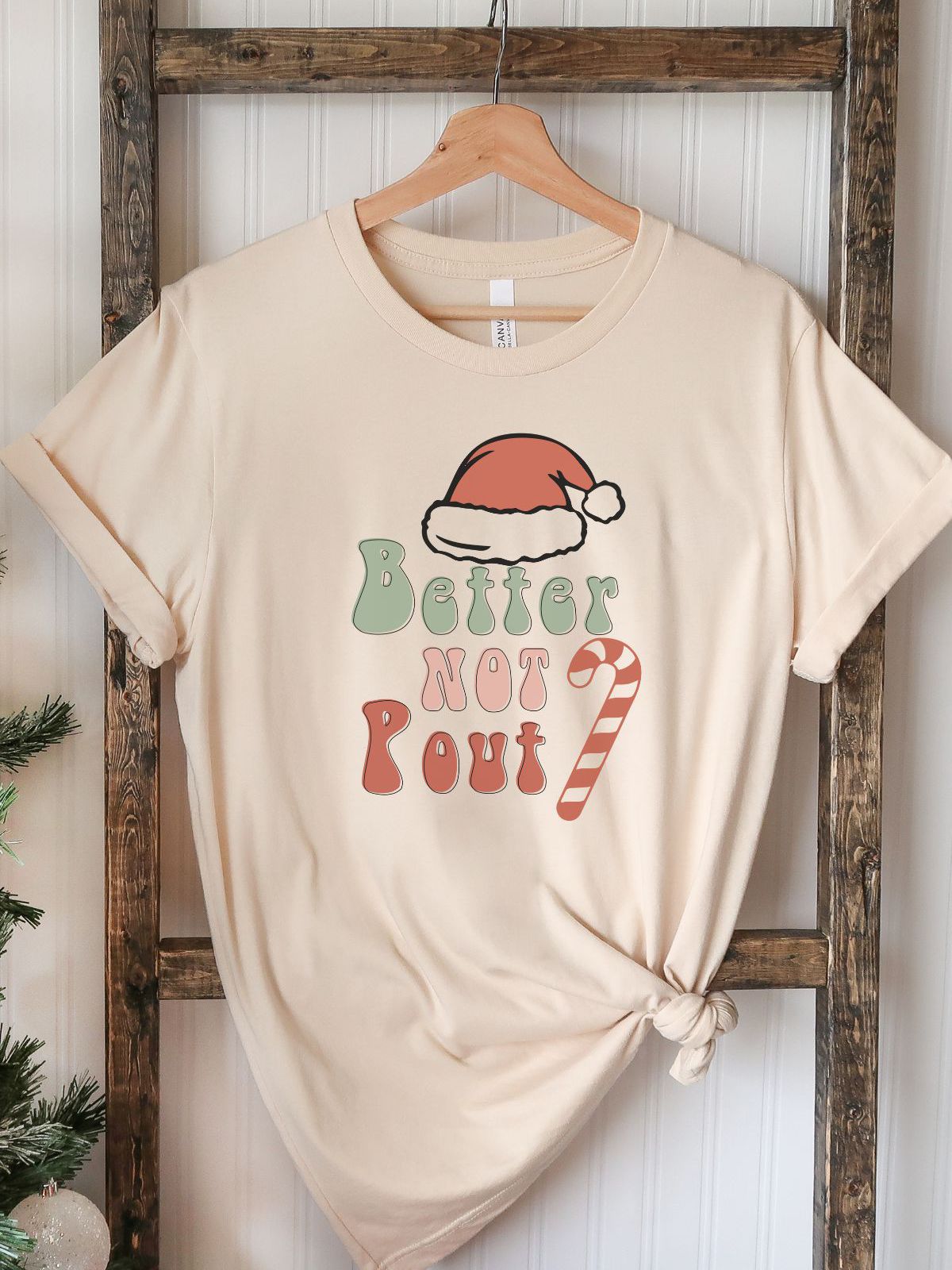 Better Not Pout Women's Tee Christmas