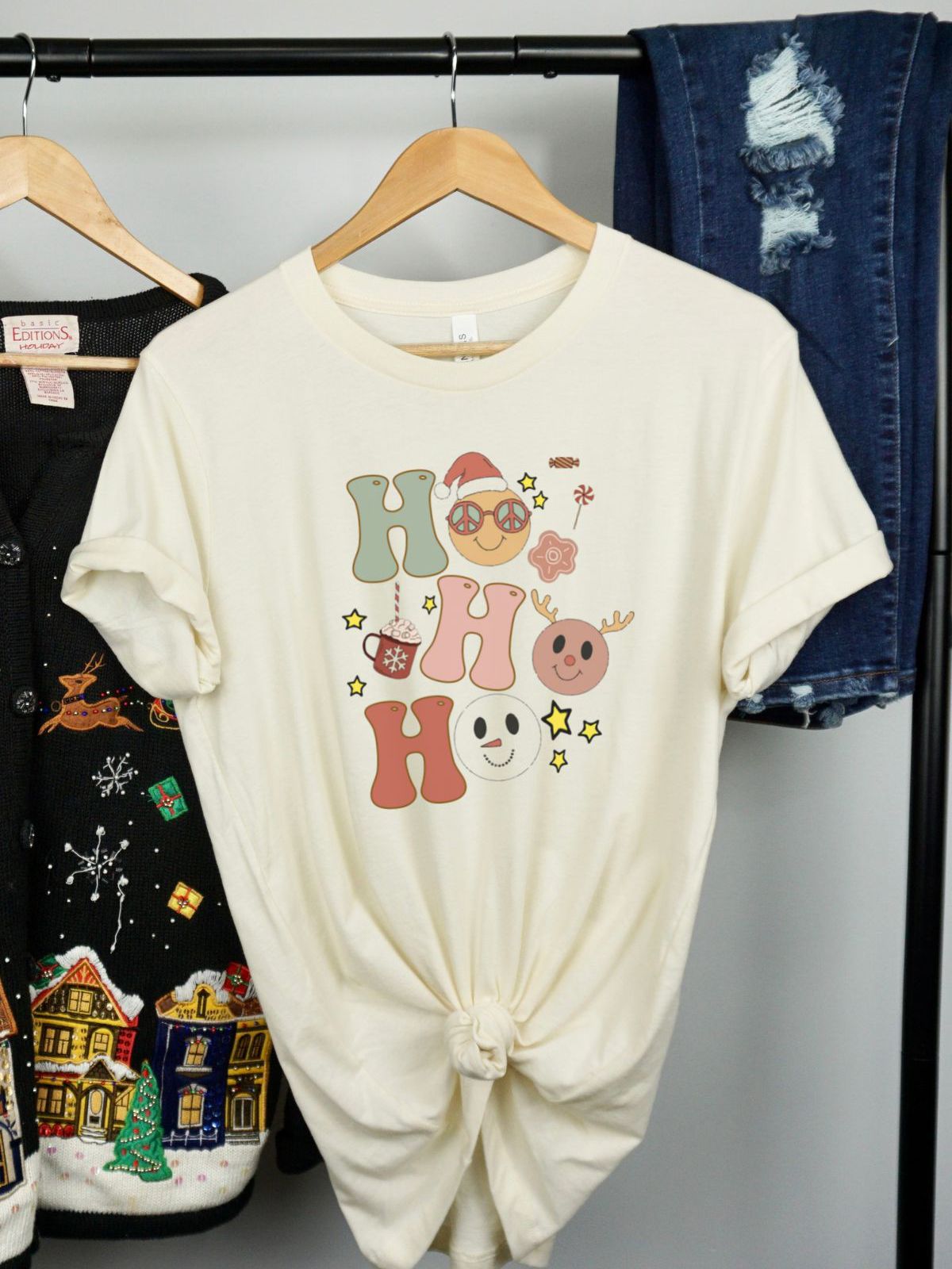 Ho Ho Ho Unisex Tee Christmas